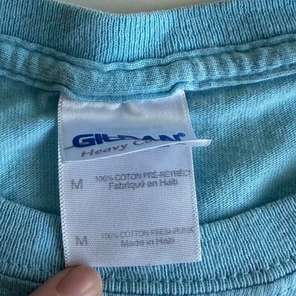 Gildan Light Blue Graphic Tee - Picture 2 of 3